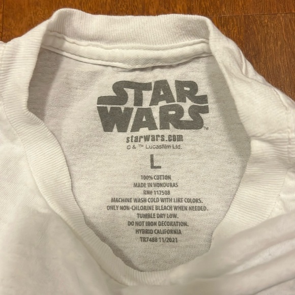 Darth Vader Star Wars Graphic short Sleeve T-shirt Tee - Picture 4 of 5